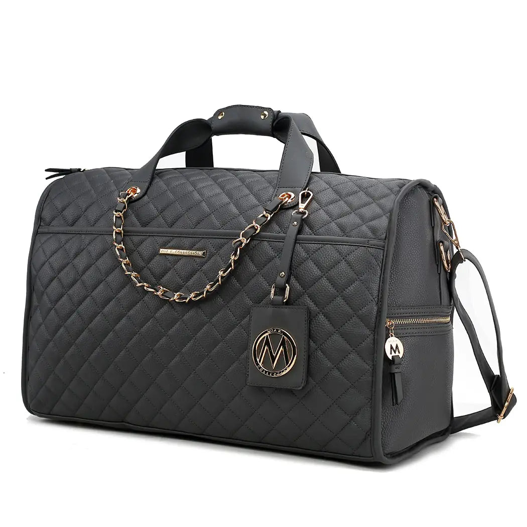 Mkf Lexie Women's Vegan Leather Duffle Bag By Mia K