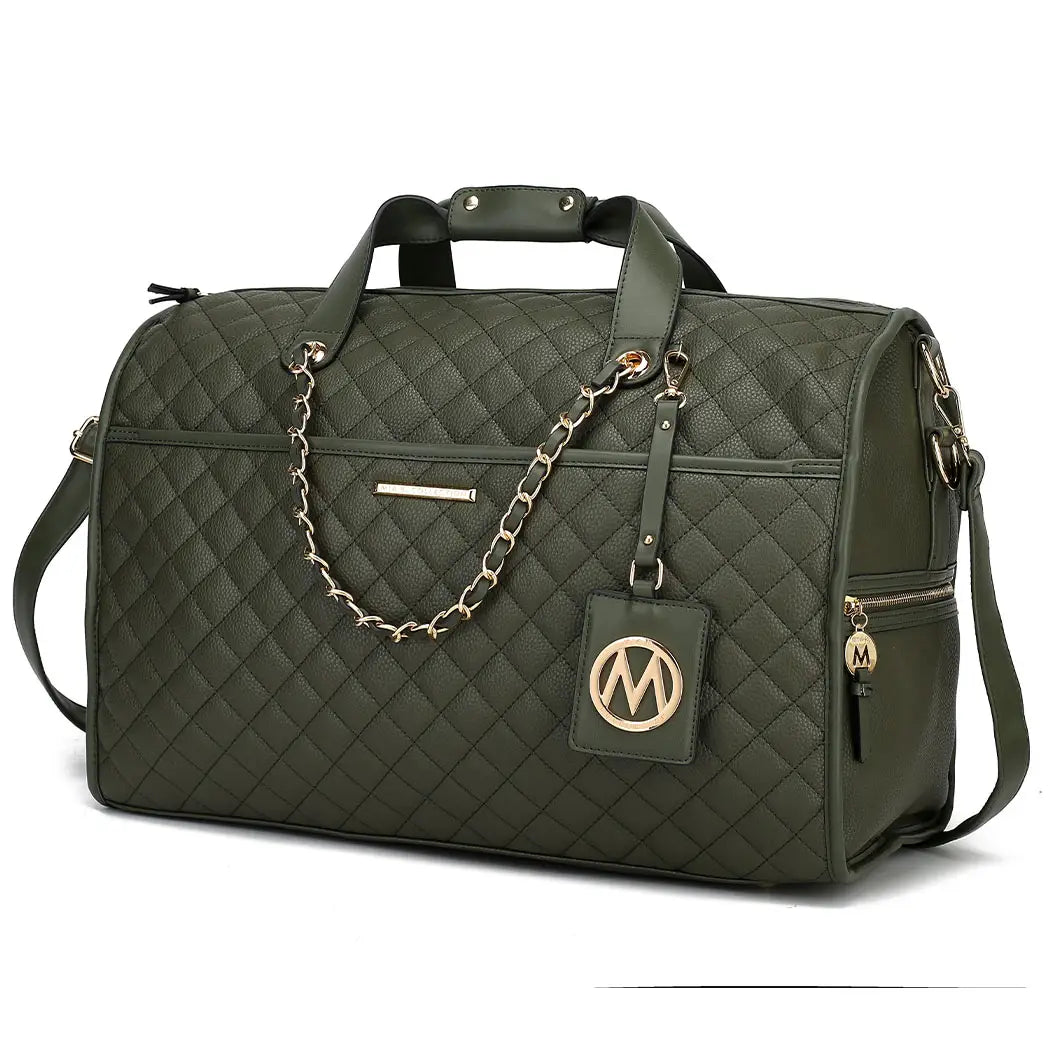 Mkf Lexie Women's Vegan Leather Duffle Bag By Mia K
