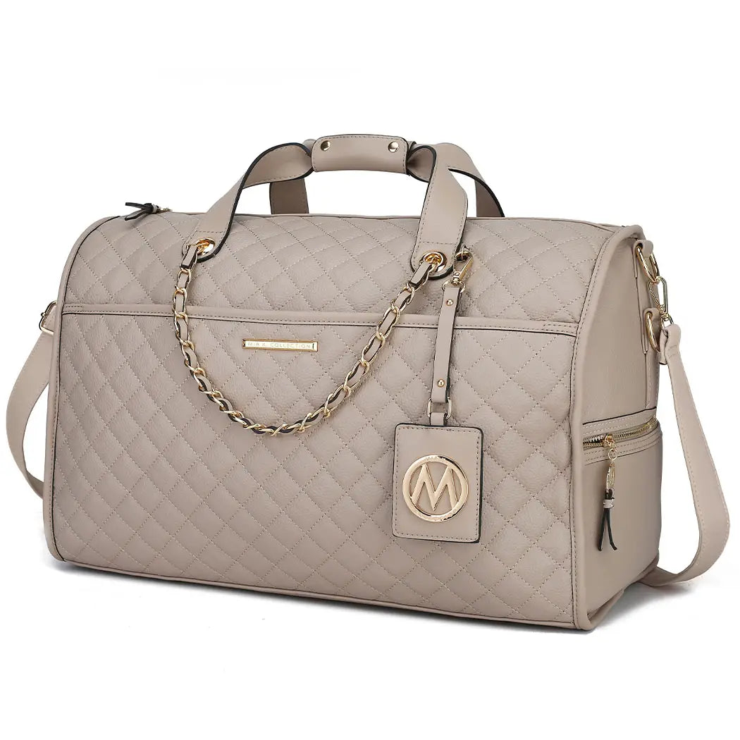 Mkf Lexie Women's Vegan Leather Duffle Bag By Mia K