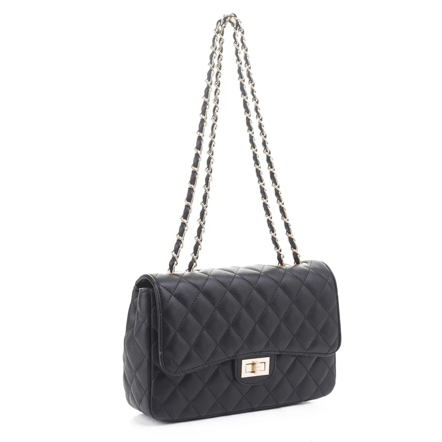 Quilted Shoulder Flap Bag