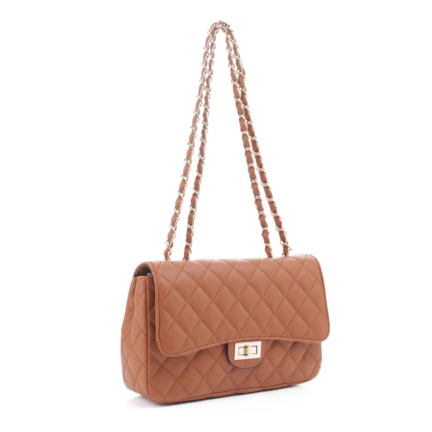 Quilted Shoulder Flap Bag