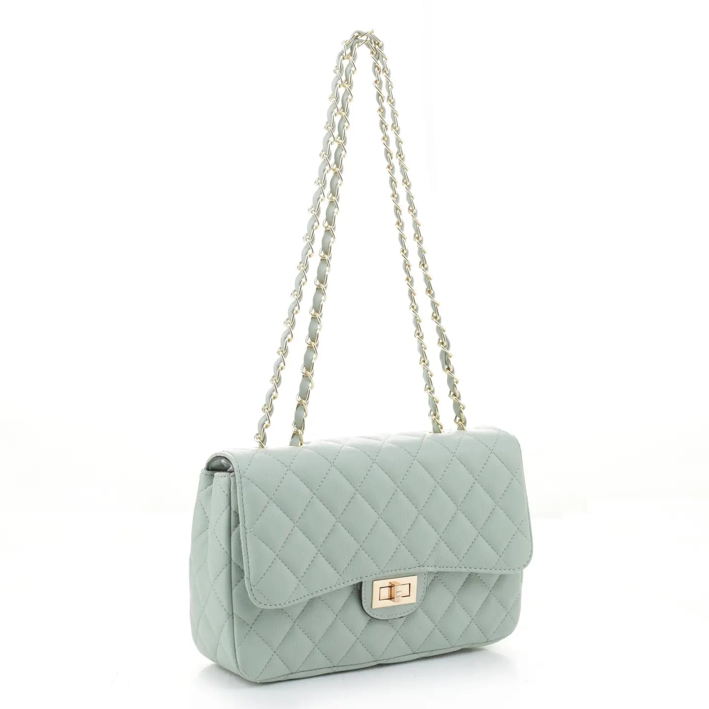 Quilted Shoulder Flap Bag