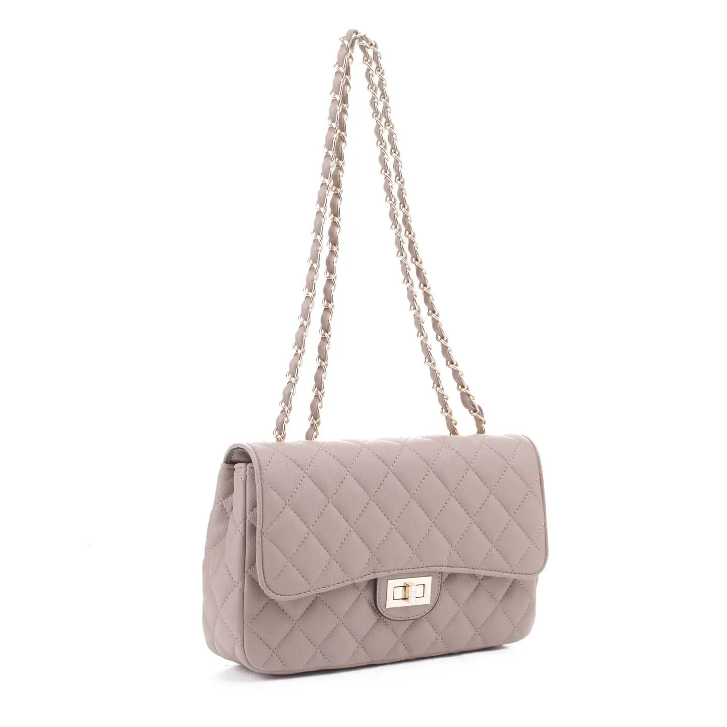 Quilted Shoulder Flap Bag