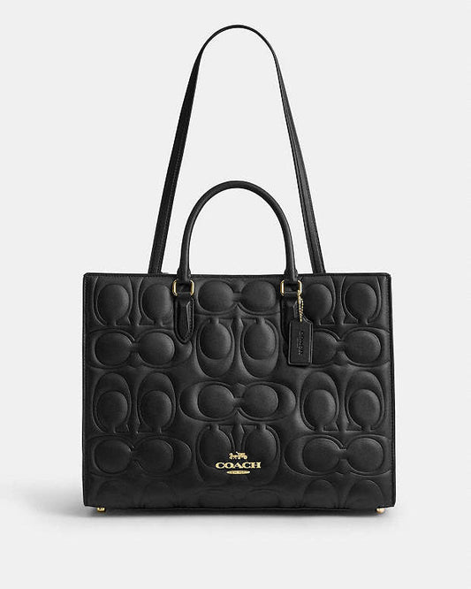 Maggie Tote Bag In Signature Leather