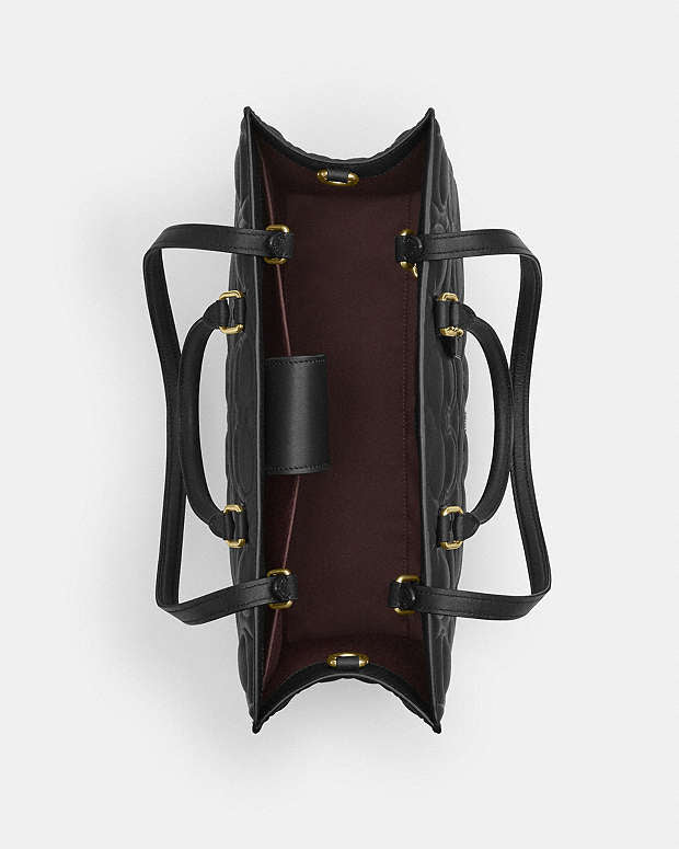Maggie Tote Bag In Signature Leather