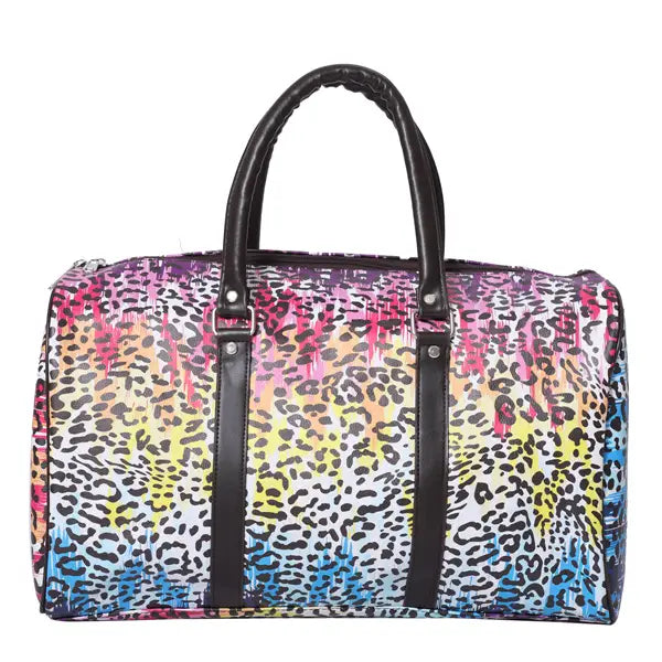 Crazy Paisley Print Duffle Bag Weekender Bag Travel Bag