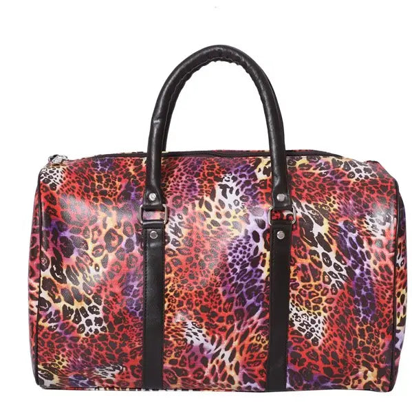 Crazy Paisley Print Duffle Bag Weekender Bag Travel Bag
