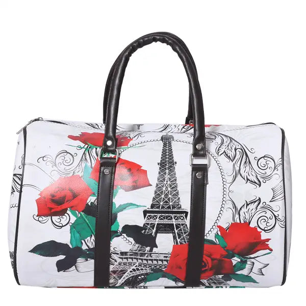 Crazy Paisley Print Duffle Bag Weekender Bag Travel Bag