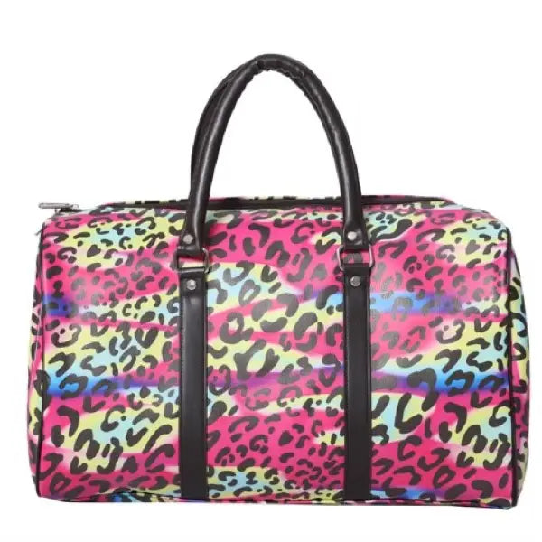 Crazy Paisley Print Duffle Bag Weekender Bag Travel Bag