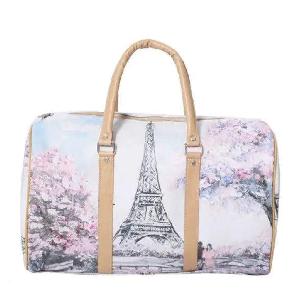 Crazy Paisley Print Duffle Bag Weekender Bag Travel Bag