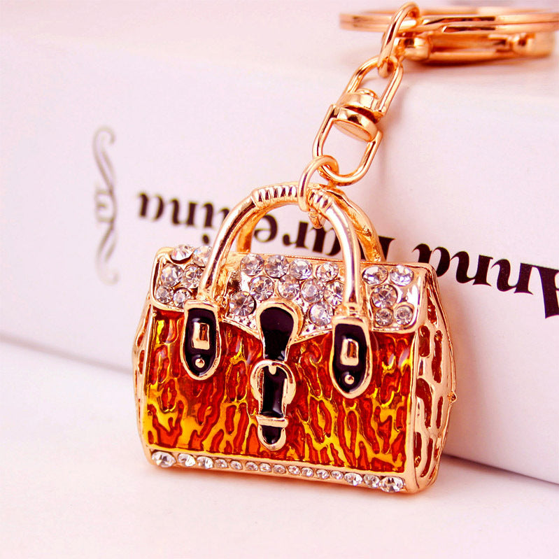 Creative And Refined Cute Colorful Handbag Keychain