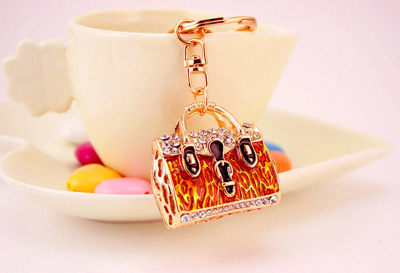 Creative And Refined Cute Colorful Handbag Keychain