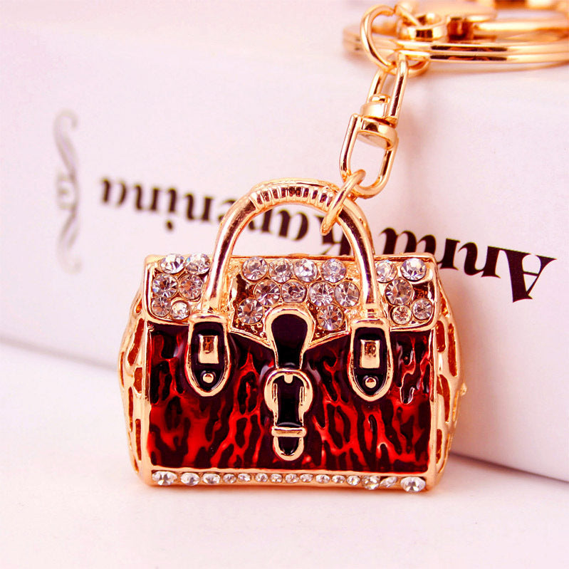 Creative And Refined Cute Colorful Handbag Keychain