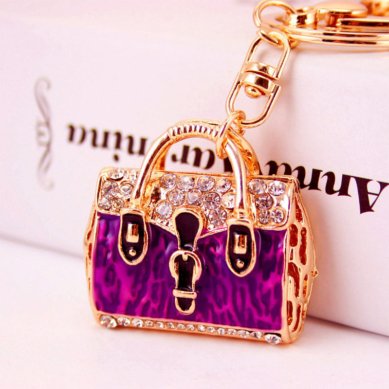 Creative And Refined Cute Colorful Handbag Keychain