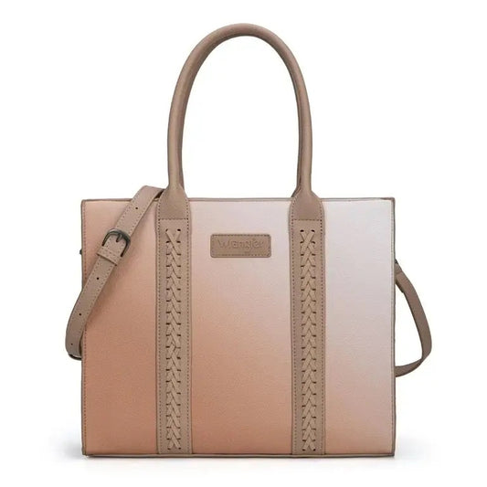 Wrangler Medium Tote Bag for Women Designer Satchel Handbags Top-handle Purses with Strap