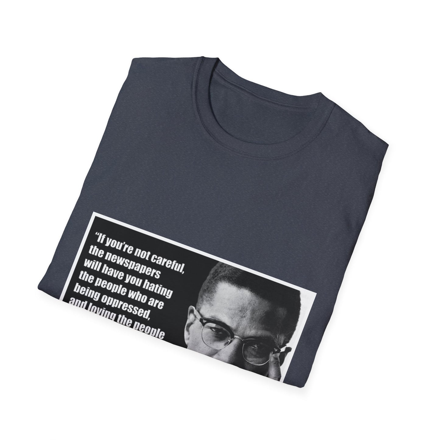 Malcom X Quote Unisex T-Shirt, Activist Tee, Civil Rights Leader Shirt, Black History Month, Social Justice Clothing, Inspirational Top
