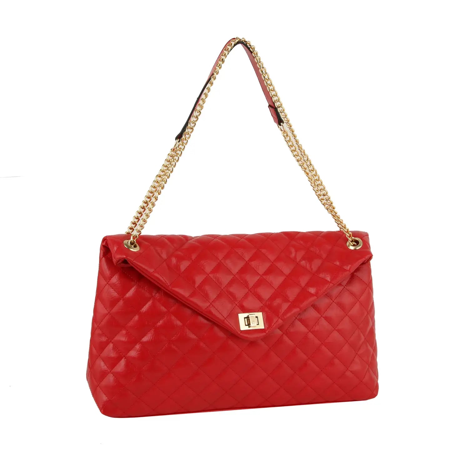 Fashion Quilted Oversize Satchel Trolley Sleeve