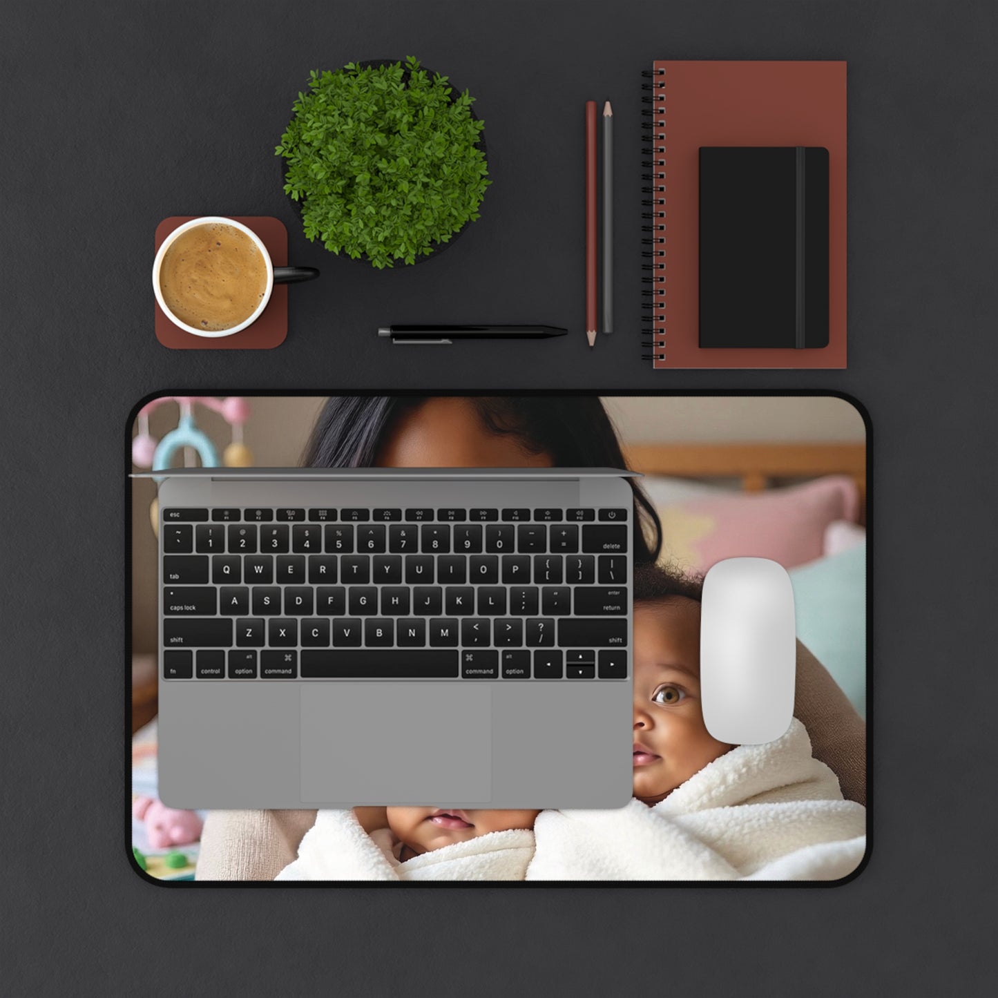 Personalized Desk Mat, Family Photo Desk Pad, Custom Office Decor, Ideal Gift for Mother's Day and Baby Showers, Unique Home Office [...]