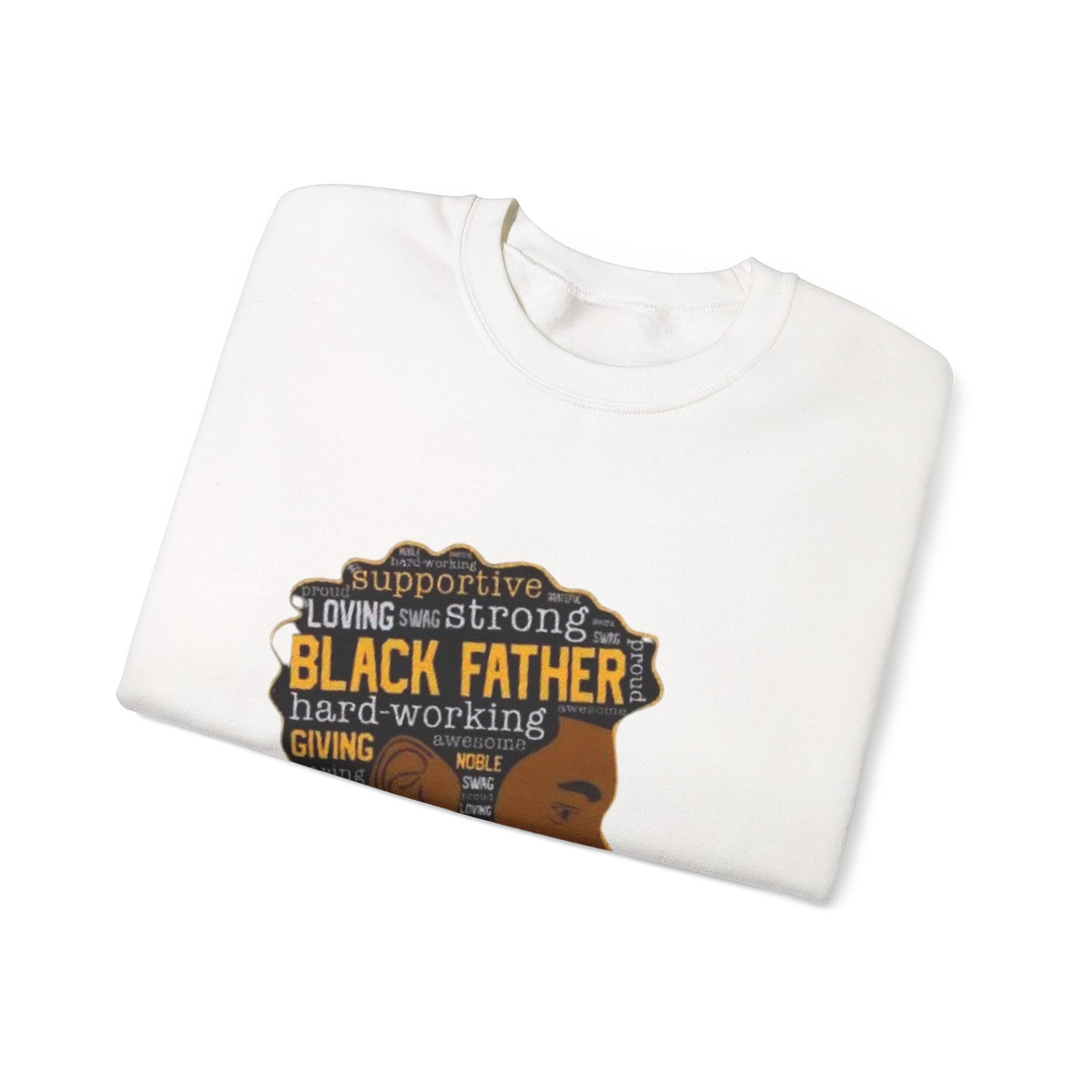 Black Father Crewneck Sweatshirt