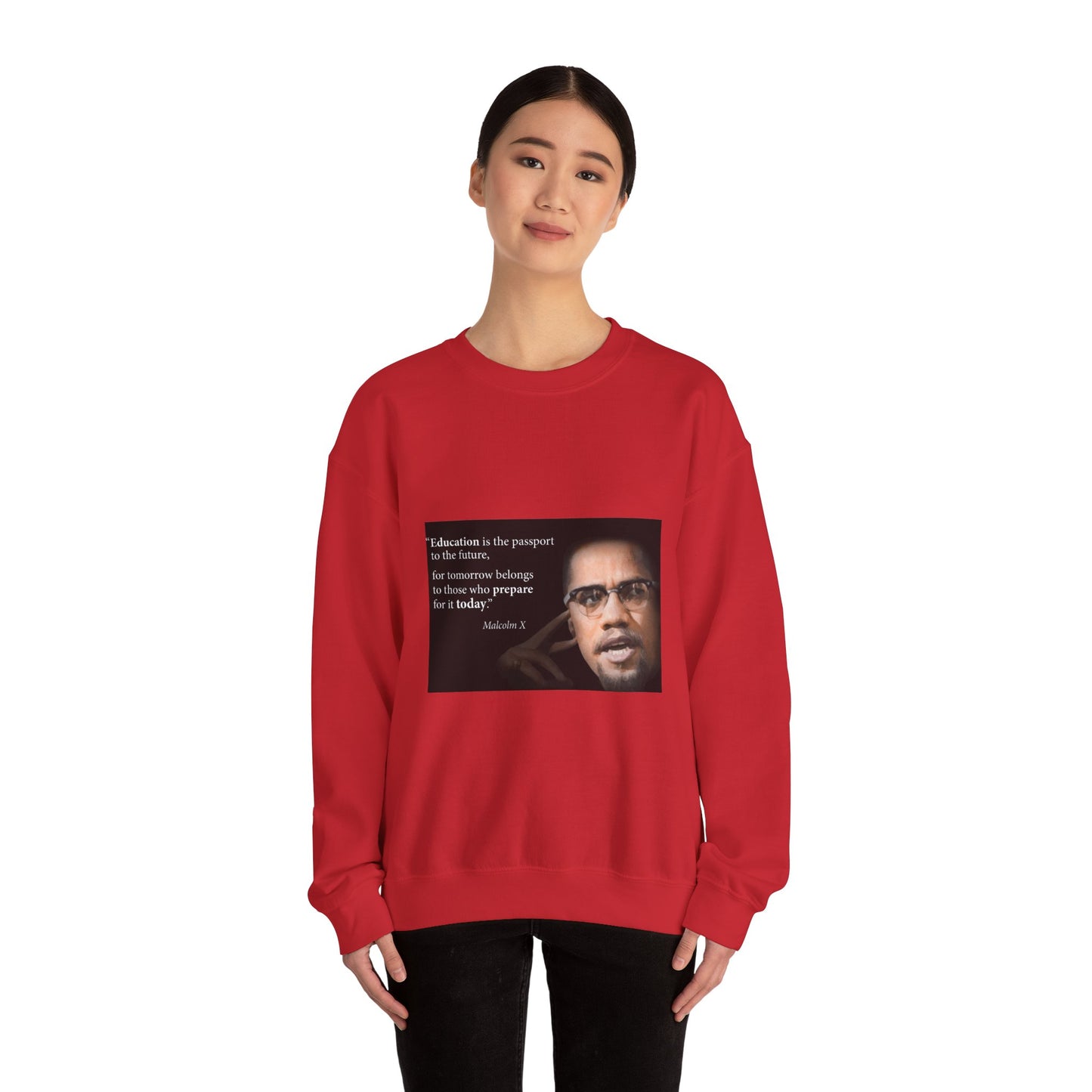Black History Month Sweatshirt, Civil Rights Activist Apparel, BLM Sweatshirt, Malcom X Quote Jumper, Social Justice Clothing, Equality