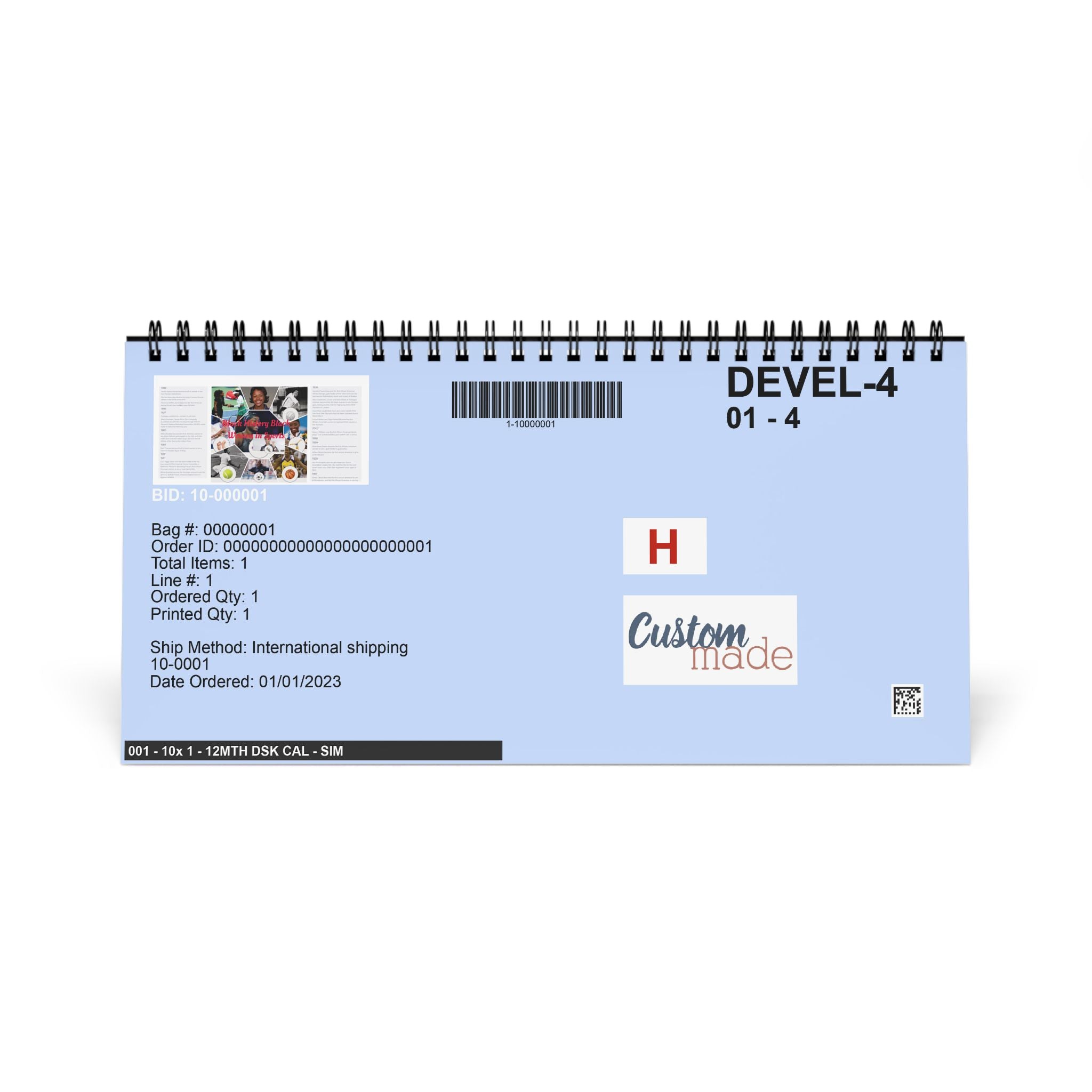 Calendar Black Women in Sports Desktop Calendar 2026