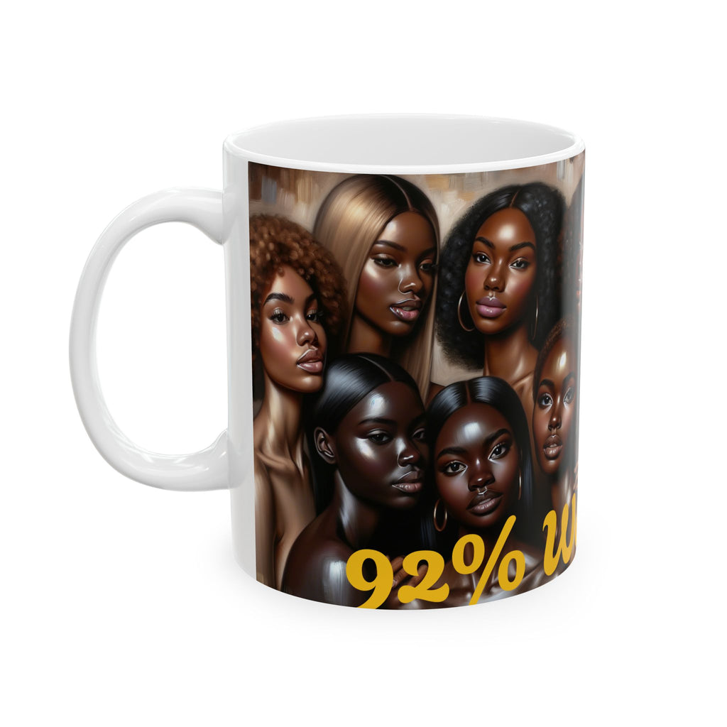 92% We got this Ceramic Mug, (11oz, 15oz)