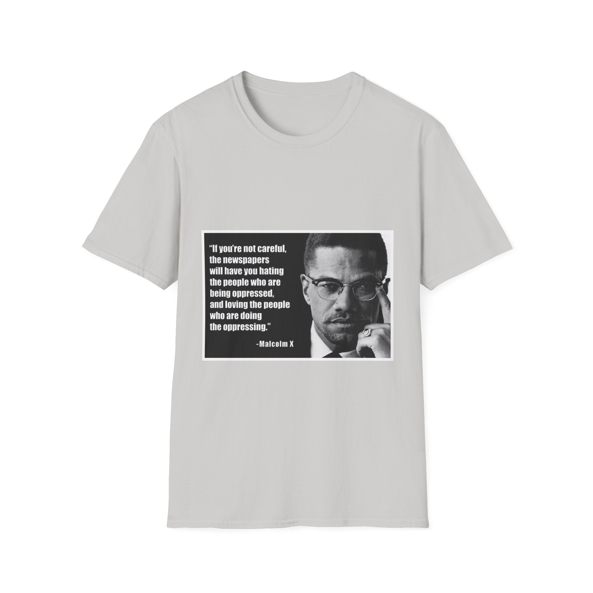 Malcom X Quote Unisex T-Shirt, Activist Tee, Civil Rights Leader Shirt, Black History Month, Social Justice Clothing, Inspirational Top