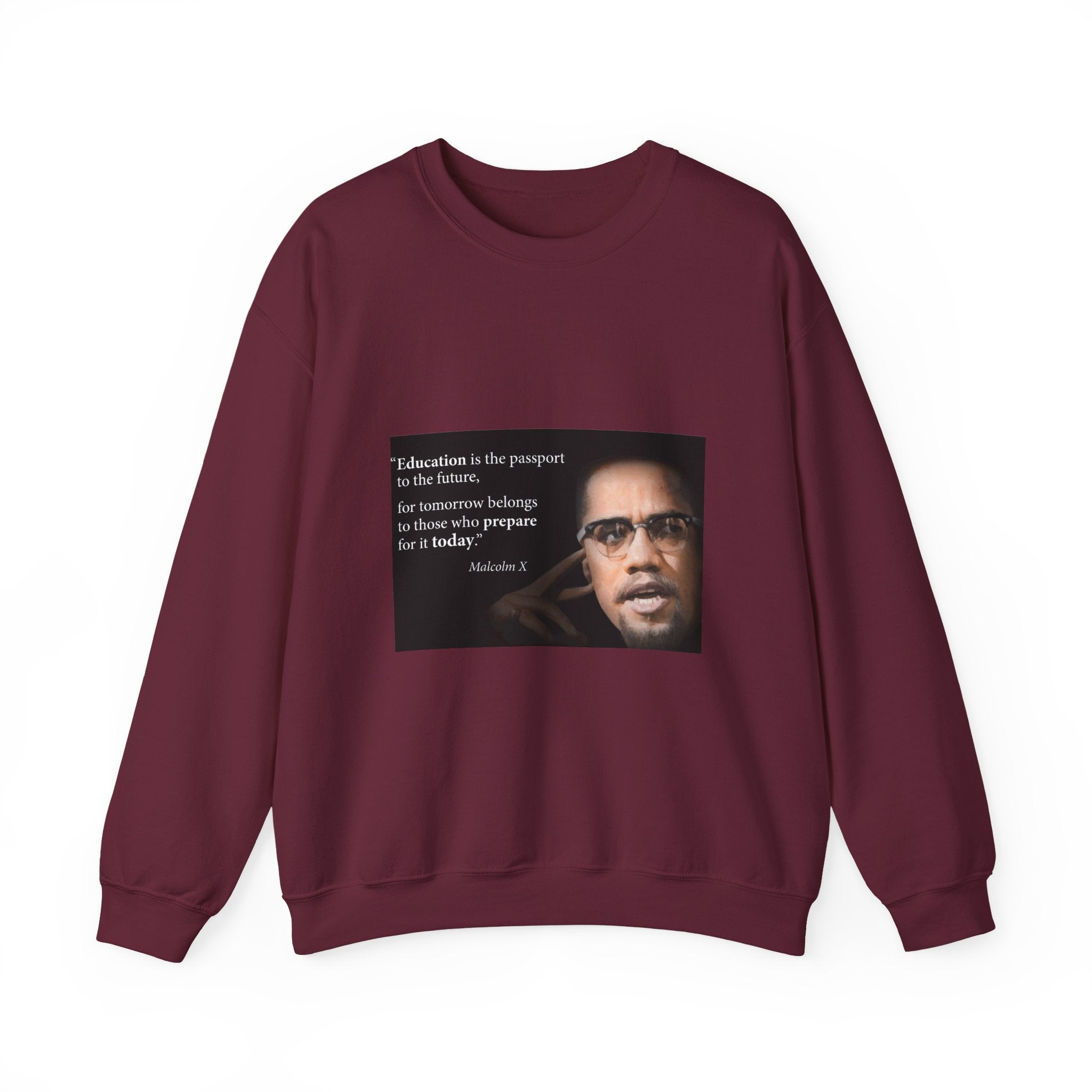 Black History Month Sweatshirt, Civil Rights Activist Apparel, BLM Sweatshirt, Malcom X Quote Jumper, Social Justice Clothing, Equality