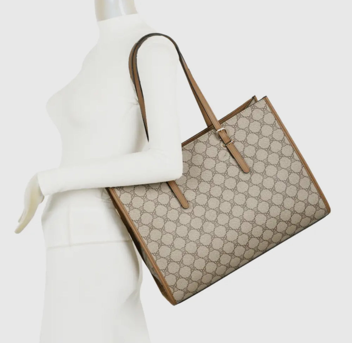 3IN1 Design Pattern Satchel W Backpack and Wallet