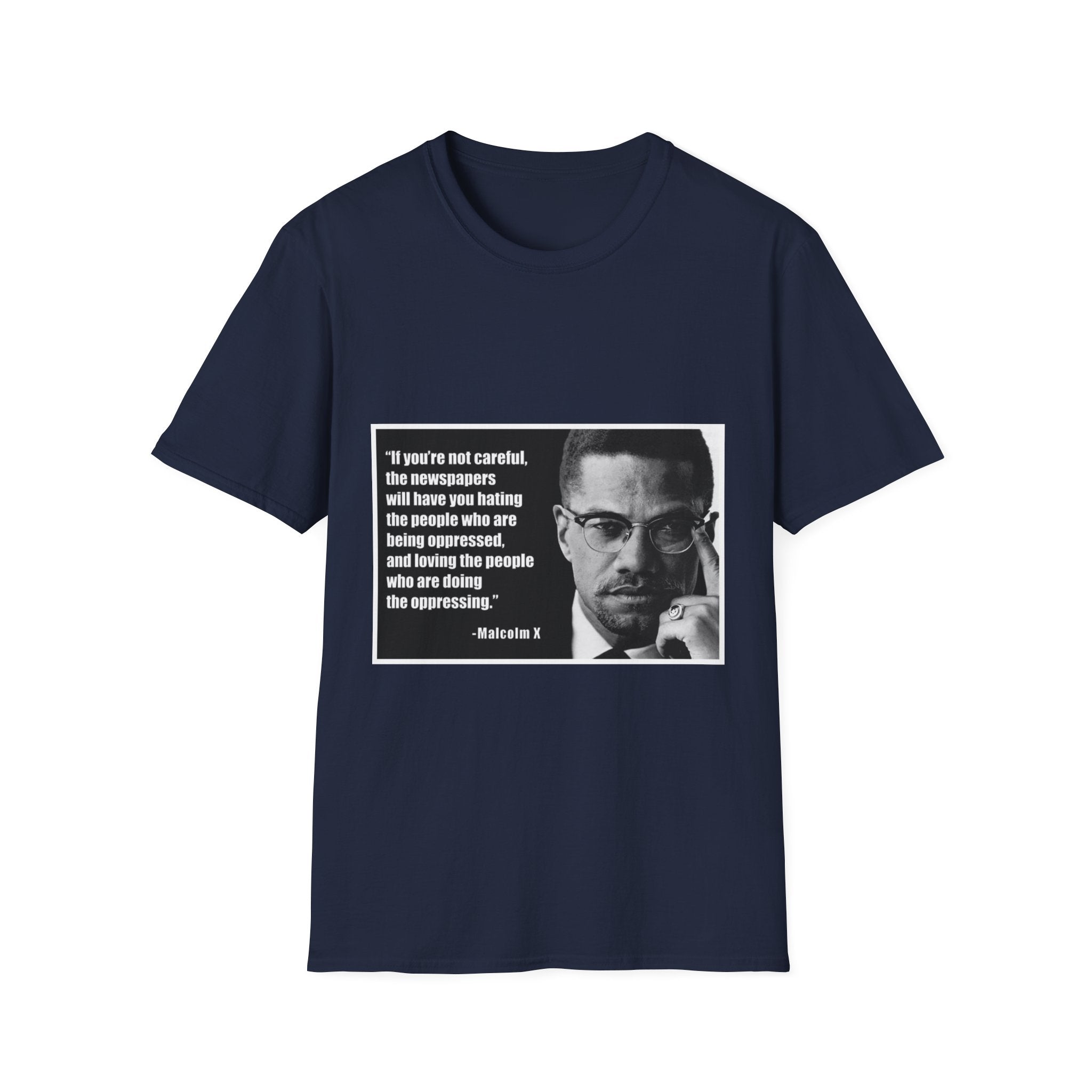 Malcom X Quote Unisex T-Shirt, Activist Tee, Civil Rights Leader Shirt, Black History Month, Social Justice Clothing, Inspirational Top