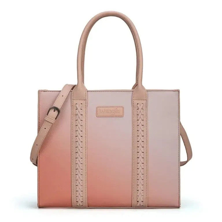 Wrangler Medium Tote Bag for Women Designer Satchel Handbags Top-handle Purses with Strap