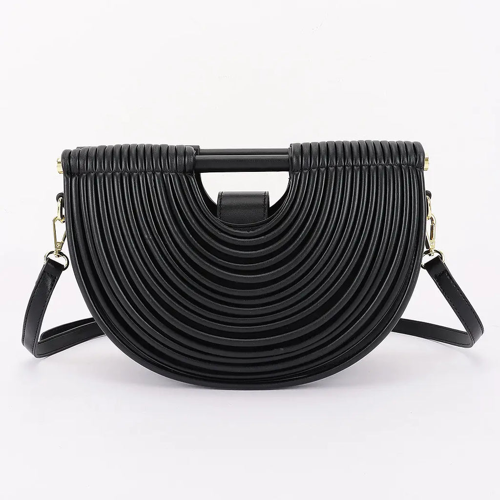 Metallic Faux Leather Noodle Bag case of 3 $29.00 MSRP $50.00