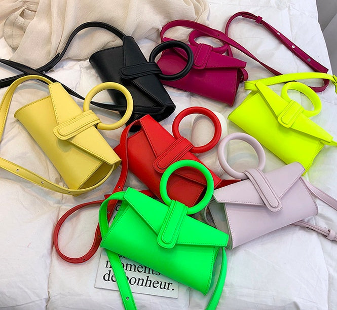Fluorescent Color Envelope Bag for Ladies