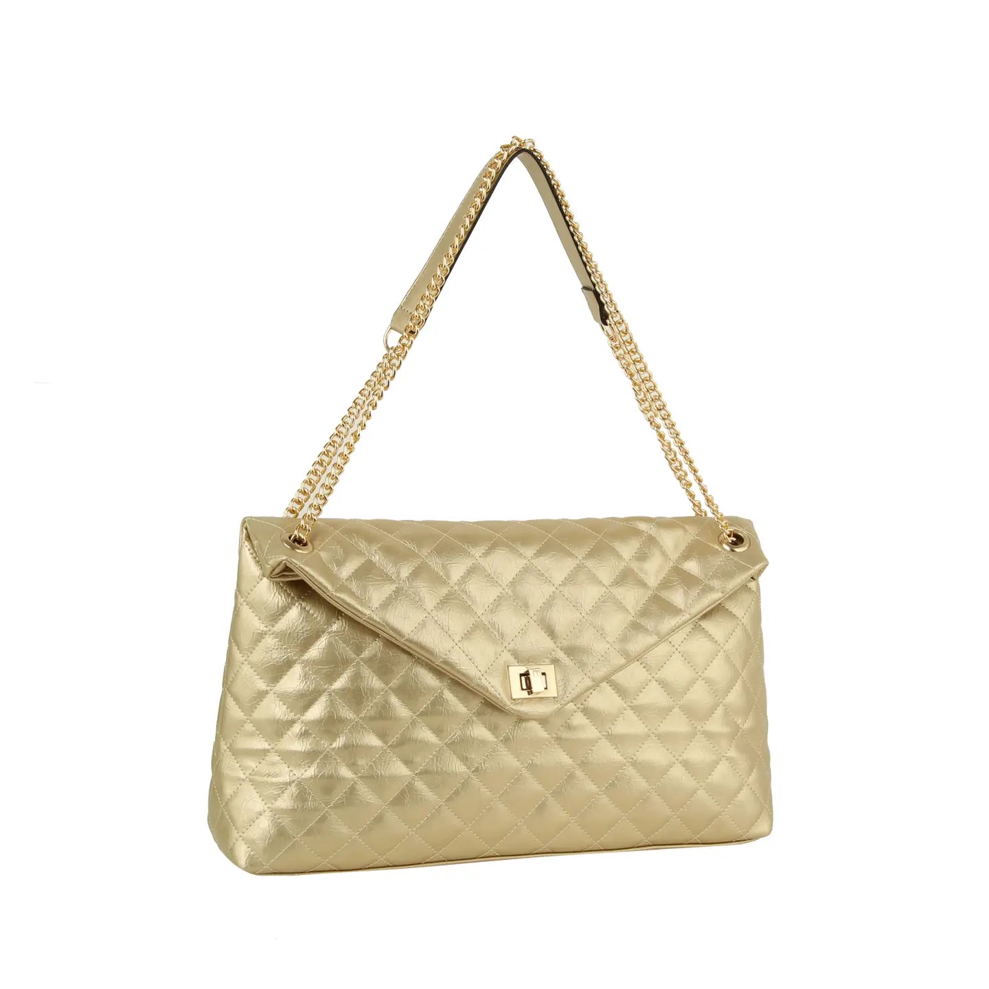 Fashion Quilted Oversize Satchel Trolley Sleeve