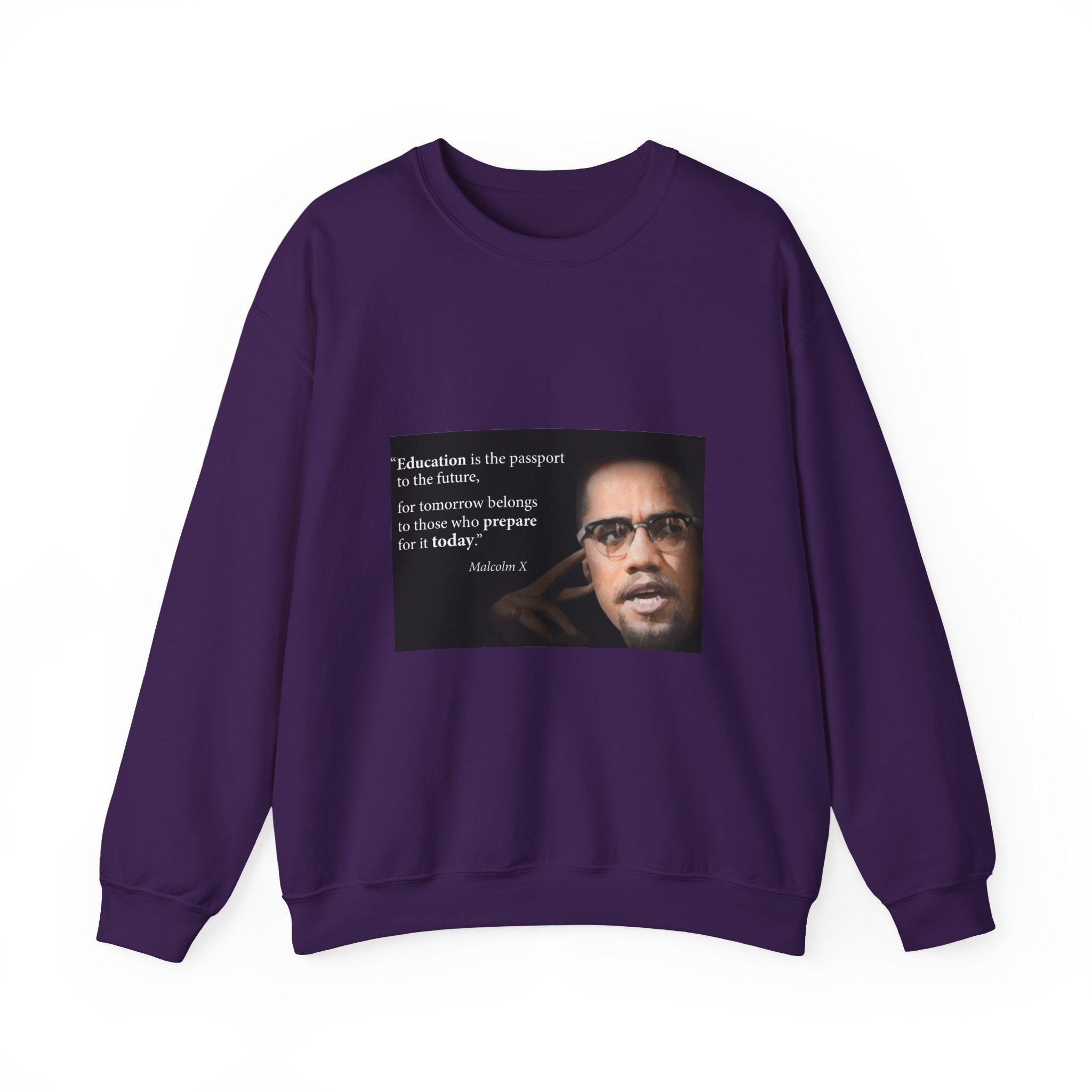 Black History Month Sweatshirt, Civil Rights Activist Apparel, BLM Sweatshirt, Malcom X Quote Jumper, Social Justice Clothing, Equality