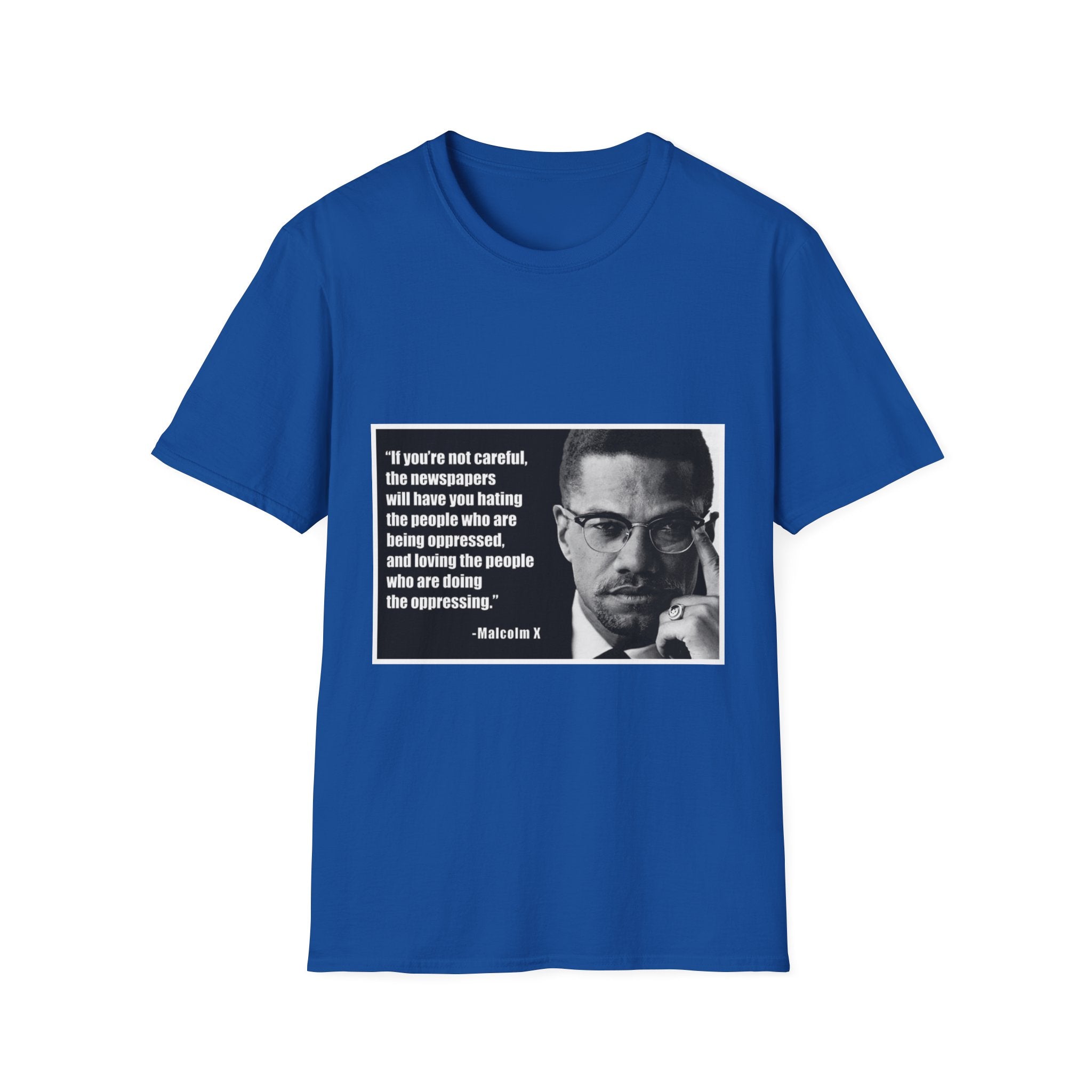 Malcom X Quote Unisex T-Shirt, Activist Tee, Civil Rights Leader Shirt, Black History Month, Social Justice Clothing, Inspirational Top