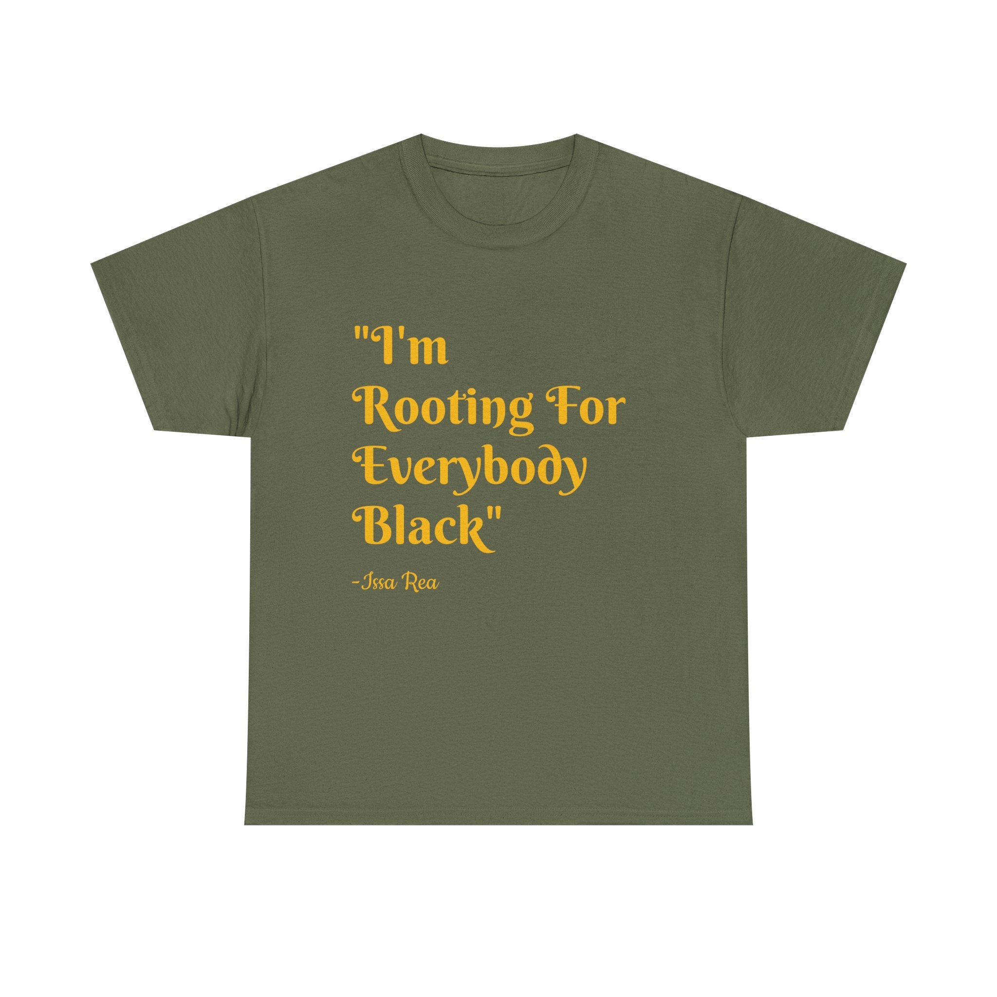 Quote Tee, Issa Rae Rooting For Everybody Black, Unisex T-Shirt, Red Carpet Quote Shirt, Activist Apparel, Black Lives Matter Tee, Diversity