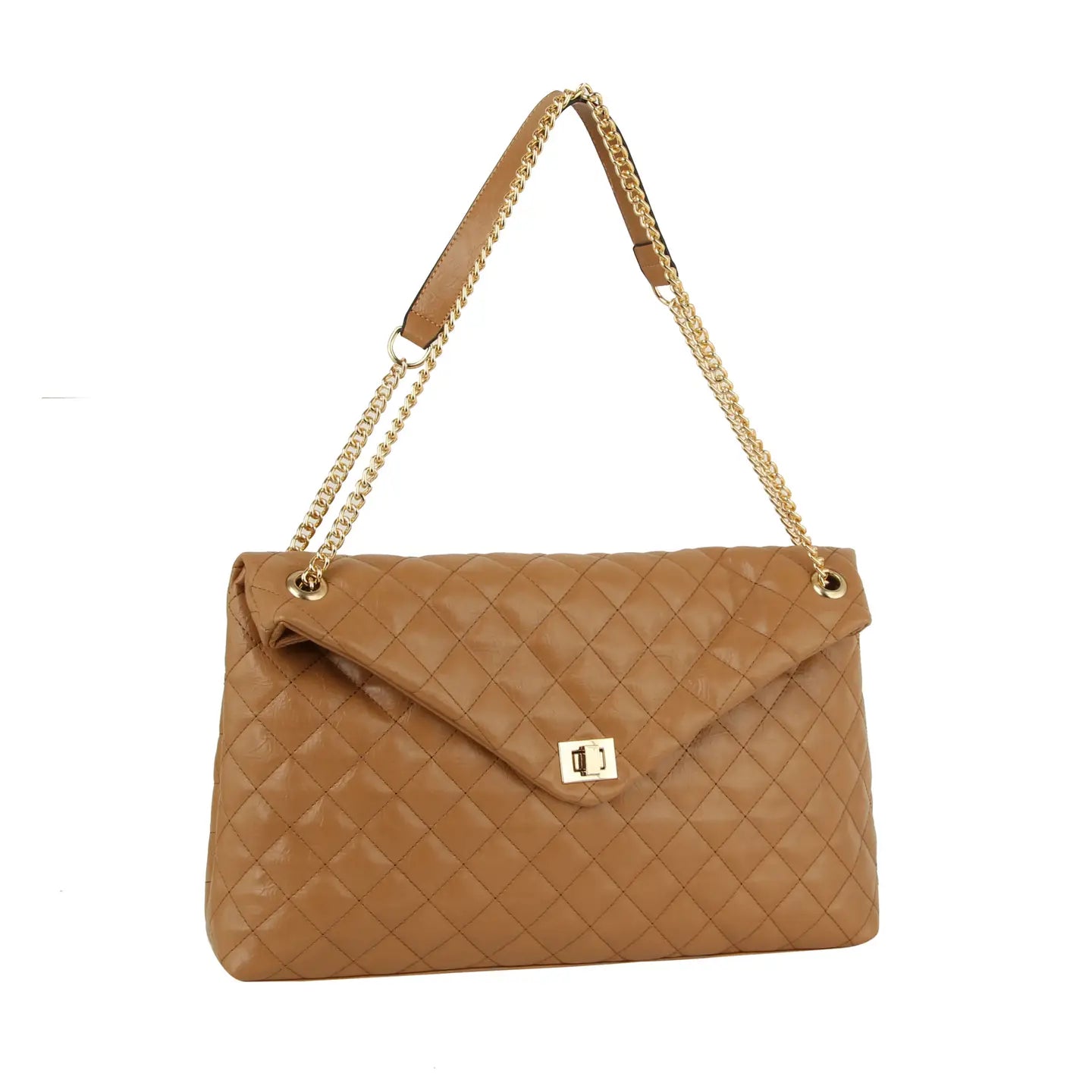 Fashion Quilted Oversize Satchel Trolley Sleeve