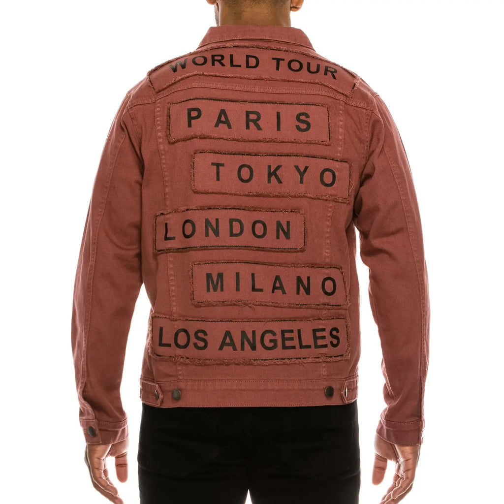 World Tour Colored Denim Jacket