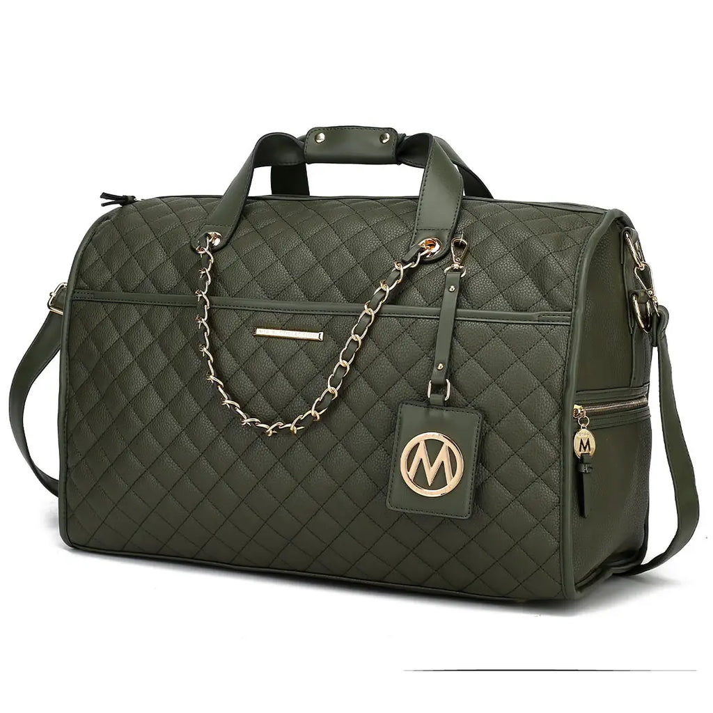 Mkf Lexie Women's Vegan Leather Duffle Bag By Mia K