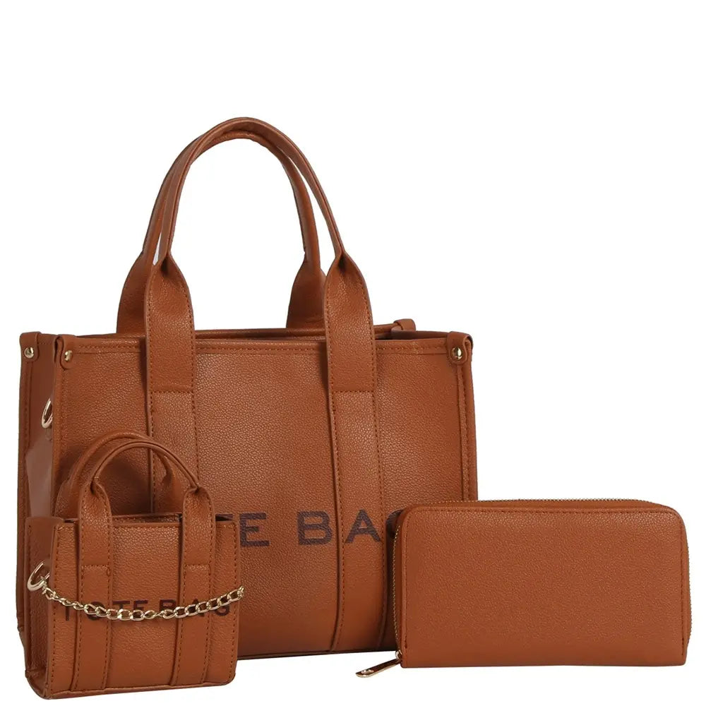 3in1 Printed Tote Bag with Matching Mini N Wallet case of 3
$50.25 MSRP $96.99